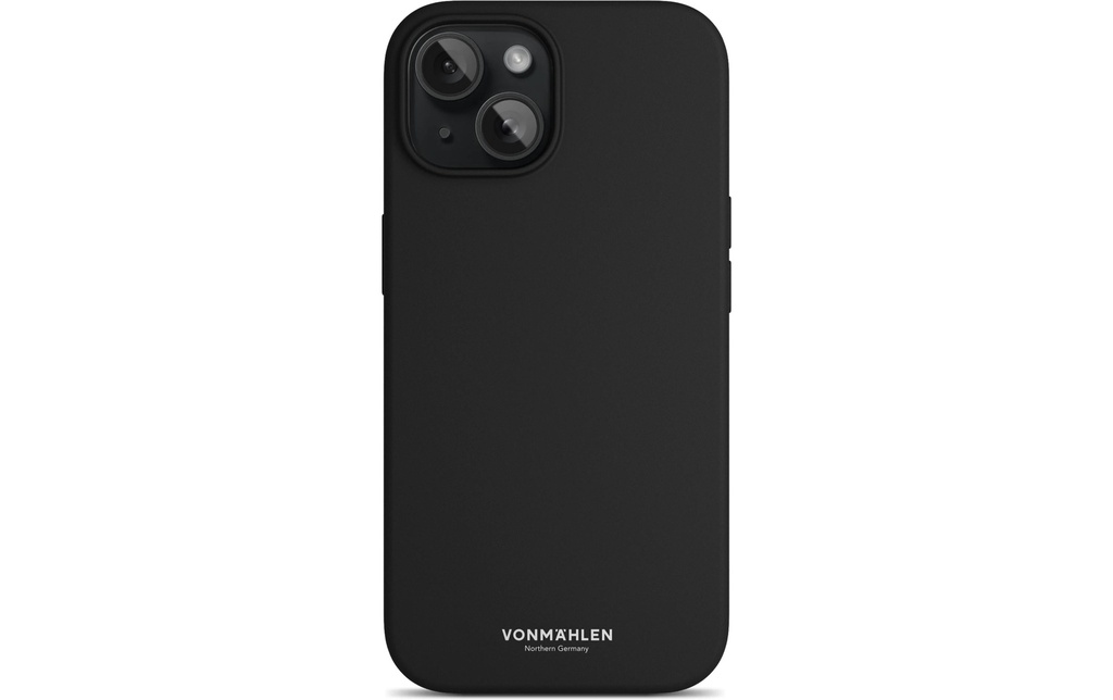 Vonmählen Coque arrière Eco Silicone iPhone 15 Black