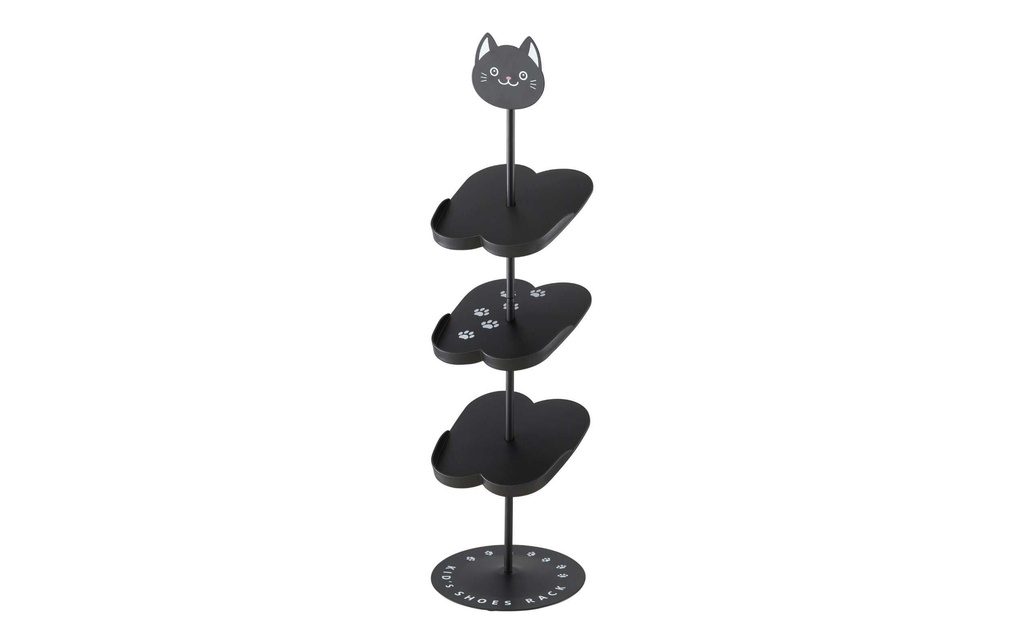 Yamazaki Étagère à chaussures Chat 67 cm, Noir
