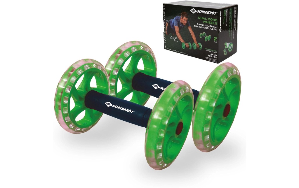 Schildkröt Fitness Appareils d’entraînement abdominal Dual Core Roller
