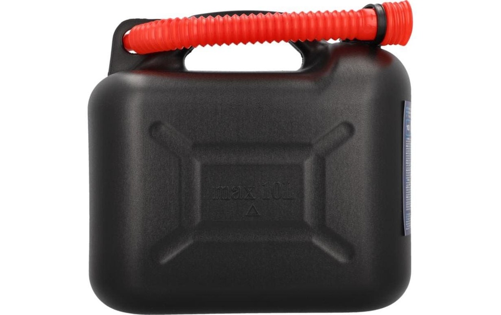 cartrend Bidon d’essence 10 l plastique noir