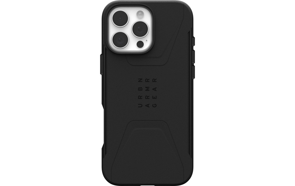 UAG Coque arrière Civilian Case iPhone 16 Pro Max Black