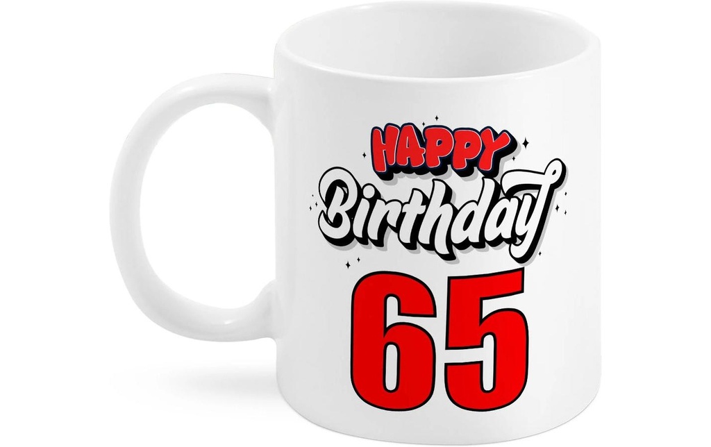 Trendcompany Tasse 65e anniversaire