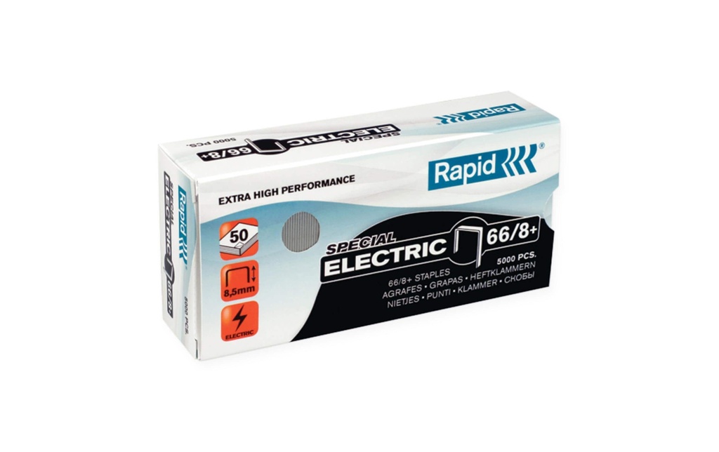 Rapid Agrafes Super Strong, 66/8, 5000 pièces