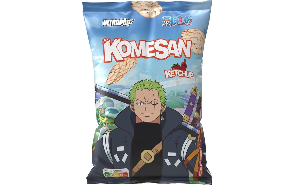 Ultrapop Chips Komesan Rice Zoro Ketchup 60 g