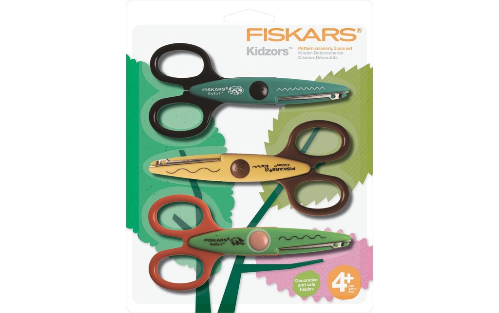 Fiskars Ciseaux décoratifs Marais 13 cm, Inox, Universel