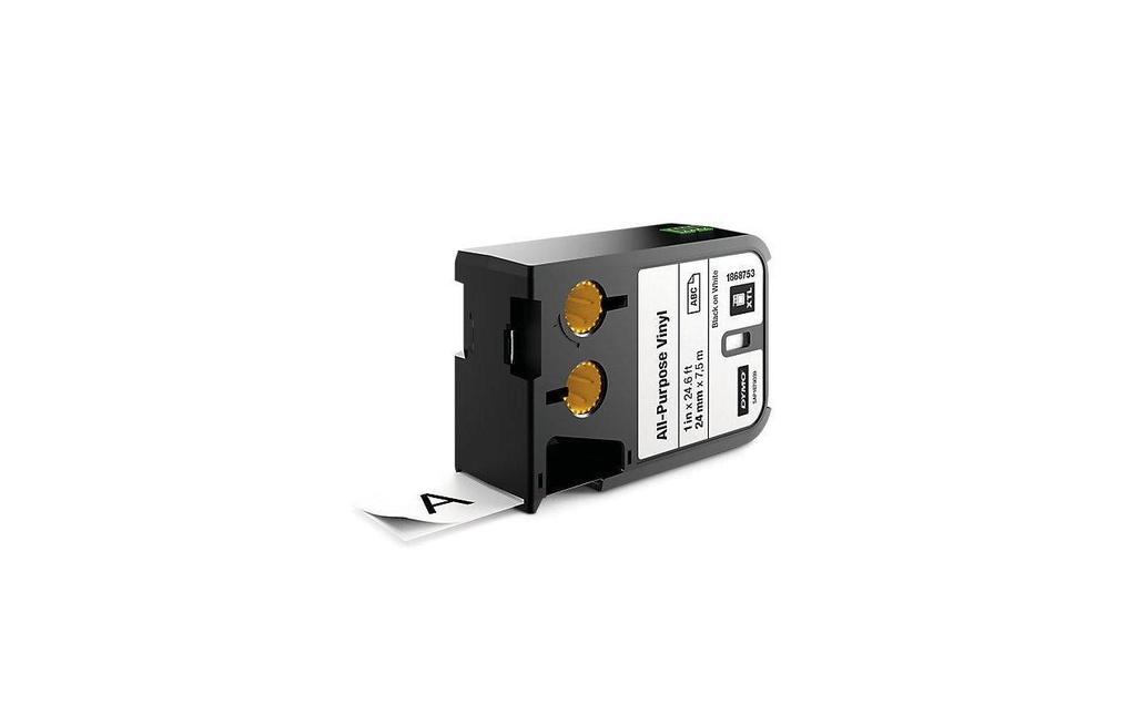 DYMO Ruban d’étiquettes XTL Noir auf Blanc