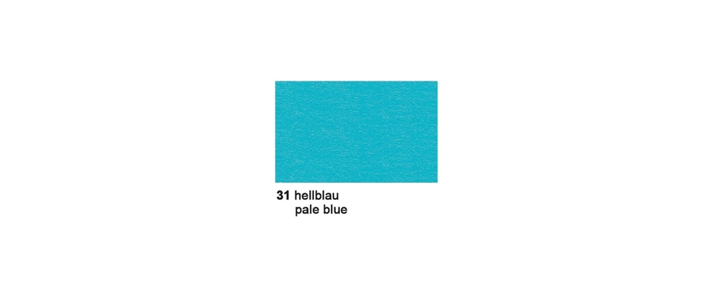URSUS Papier coloré 50 x 70 cm 130 g/m², 10 feuilles, bleu clair
