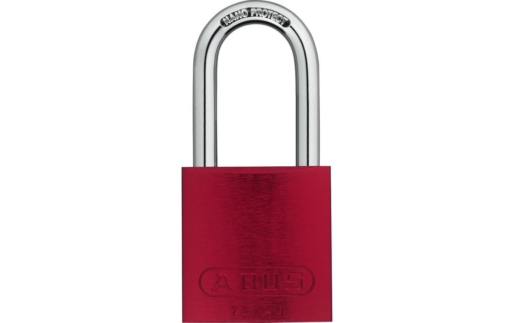 Abus Cadenas 72/40HB40 Rouge Aluminium