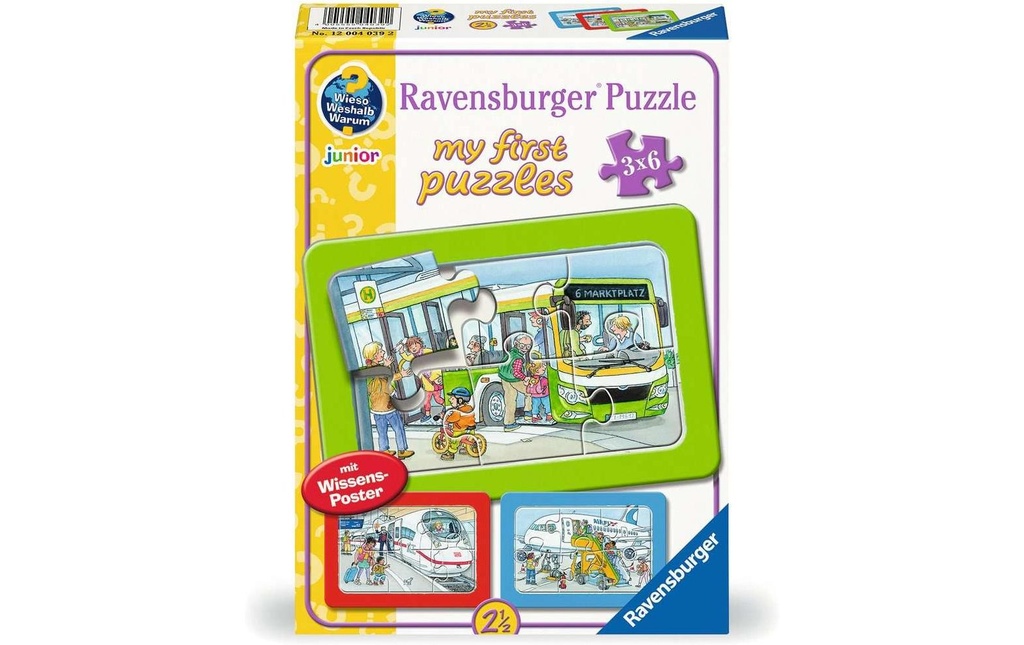 Ravensburger En route avec le bus, le train et l'avion