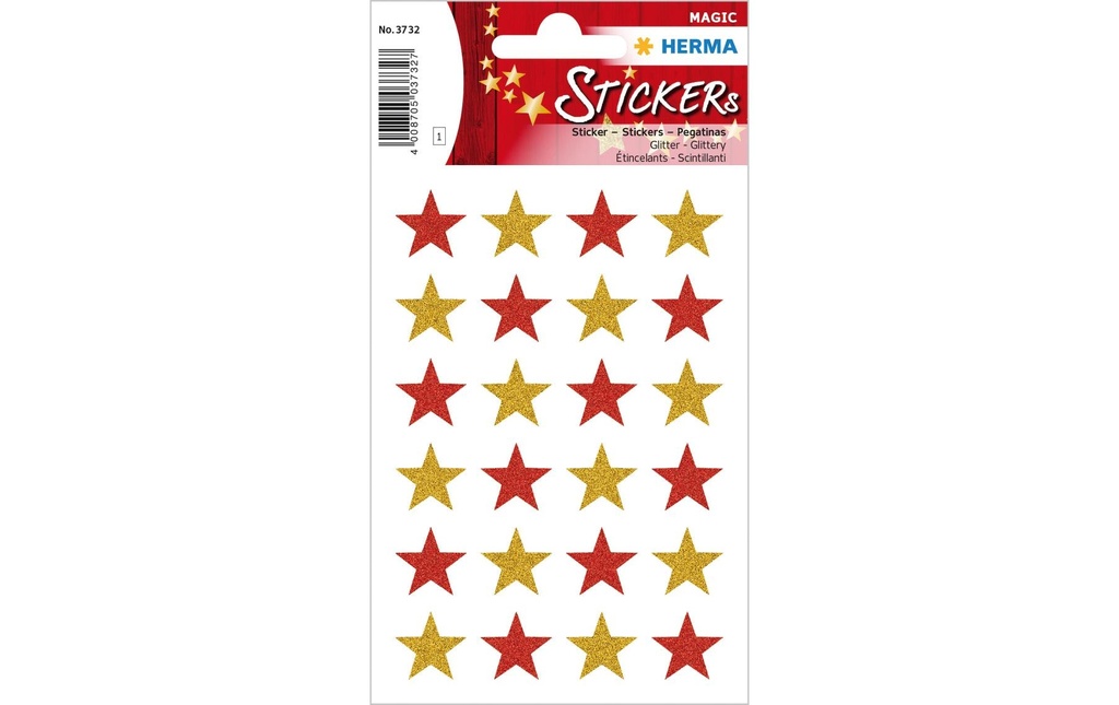 HERMA N'Sticker Magic étoile (24 pces)