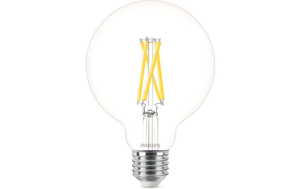 Philips Lampe LEDcla 60W E27 G93 CL WGD90 Blanc chaud (WW)