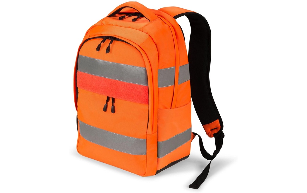 DICOTA Sac à dos Hi-Vis V2 Orange, 15.6