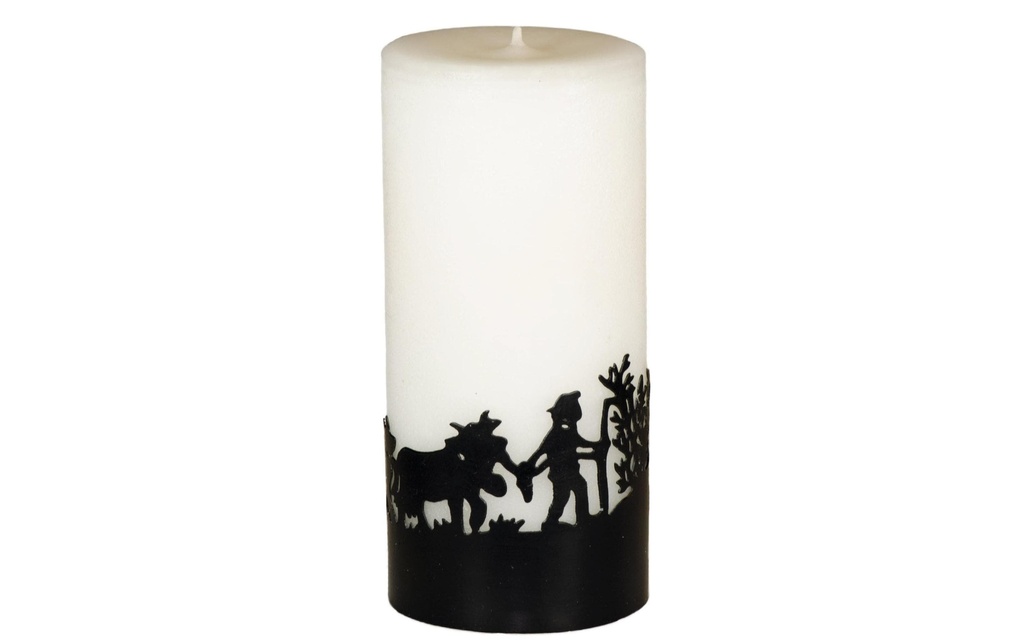Schulthess Kerzen Bougie pilier Chalet Chic Ascenseur d'alpage 17 cm