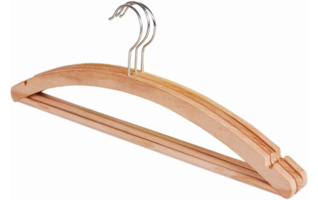 Edi Baur Cintre avec entretoise 3 Pièce/s, Brun clair