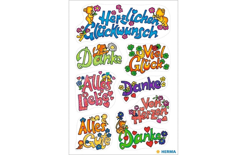 HERMA Sticker Decor felicitations (16 pces)