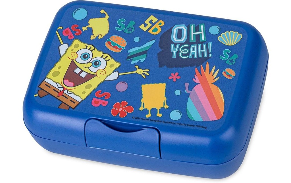 Koziol Boîte casse-croûte CANDY L SPONGEBOB space blue Bleu
