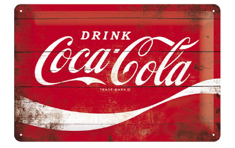 Nostalgic Art Plaque Coca-Cola 20 x 30 cm, métal