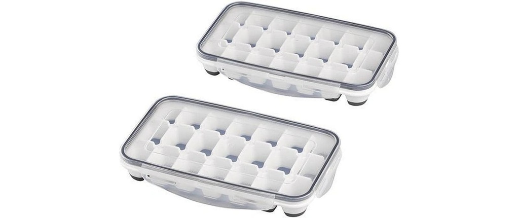 APS Moule à glaçon avec couvercle 36103 Lot de 2