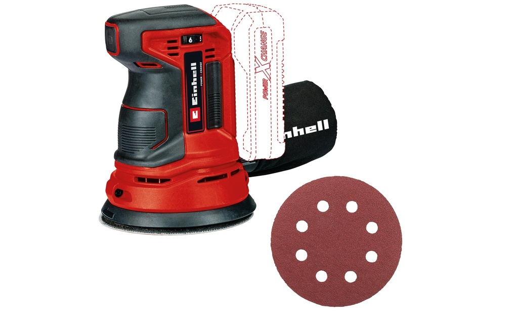 Einhell Ponceuses excentriques sans fil TE-RS 18 Li – Solo