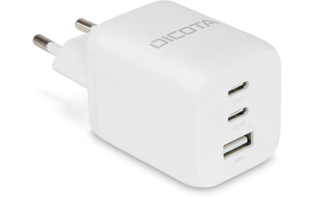 DICOTA Chargeur mural USB 3Port GaN 65 W