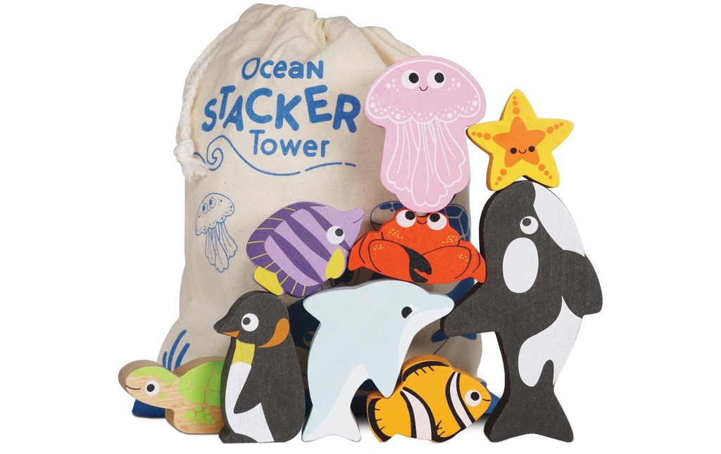 LE TOY VAN Jouet empilable Animaux marins