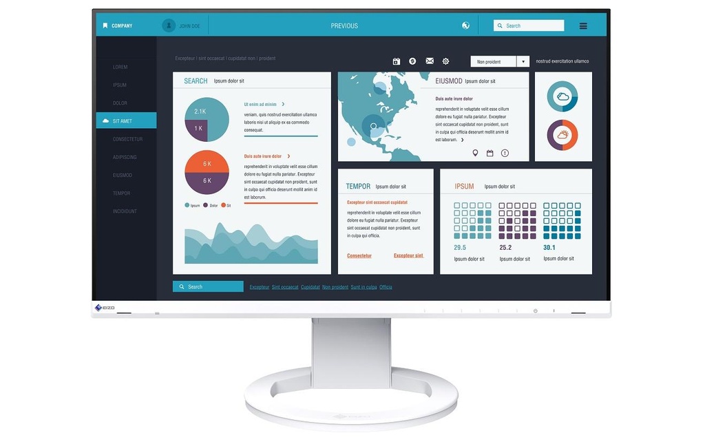EIZO Moniteur EV2490 Swiss Edition 23.8 , 1920 x 1080 (Full HD)