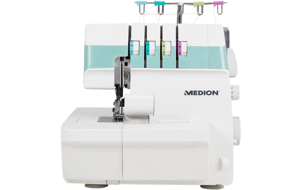 Medion Machine à coudre Life Overlock SO90 Blanc/Turquoise