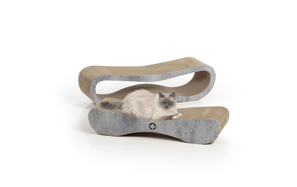 CanadianCat Meuble à gratter pour chat Set Orbit & Satellite Aspect béton