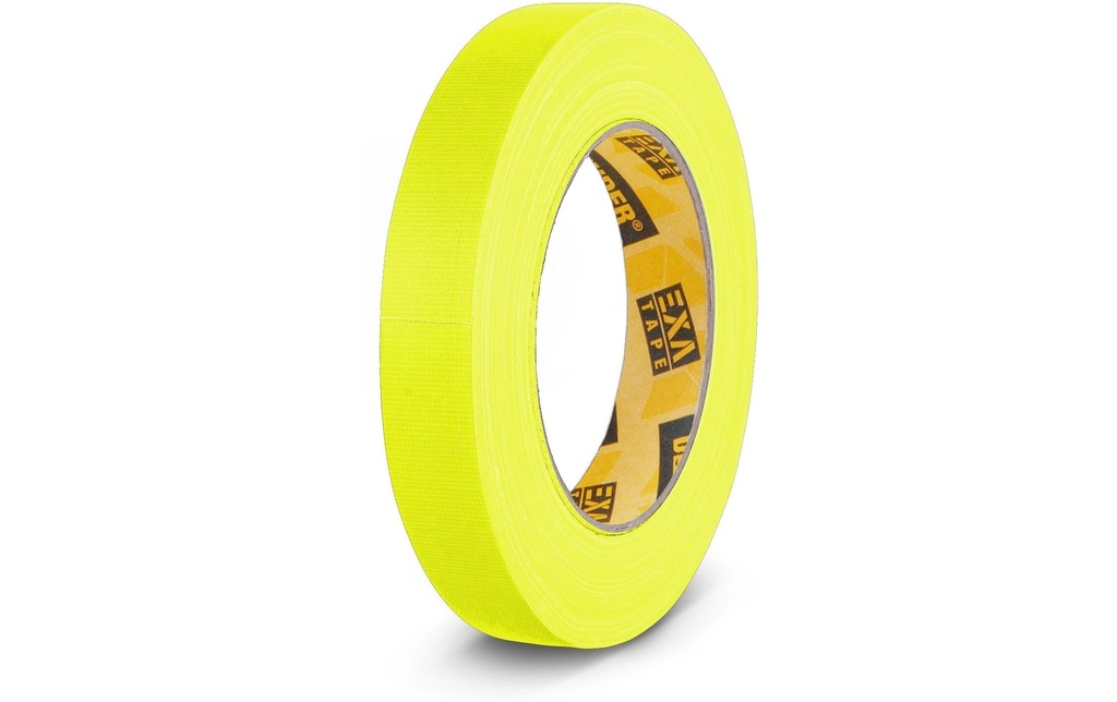 Defender Bande de tissu Exa-Tape 19 mm x 25 m, Jaune fluo