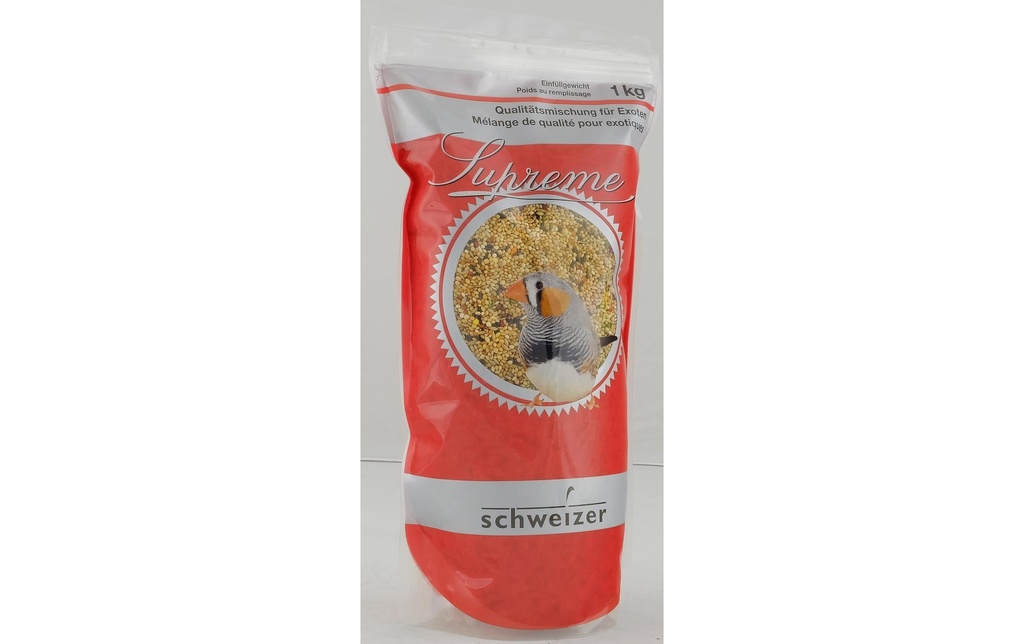 Eric Schweizer Nourriture pour oiseaux d'ornement Mélange de qualité Exotics, 1 kg