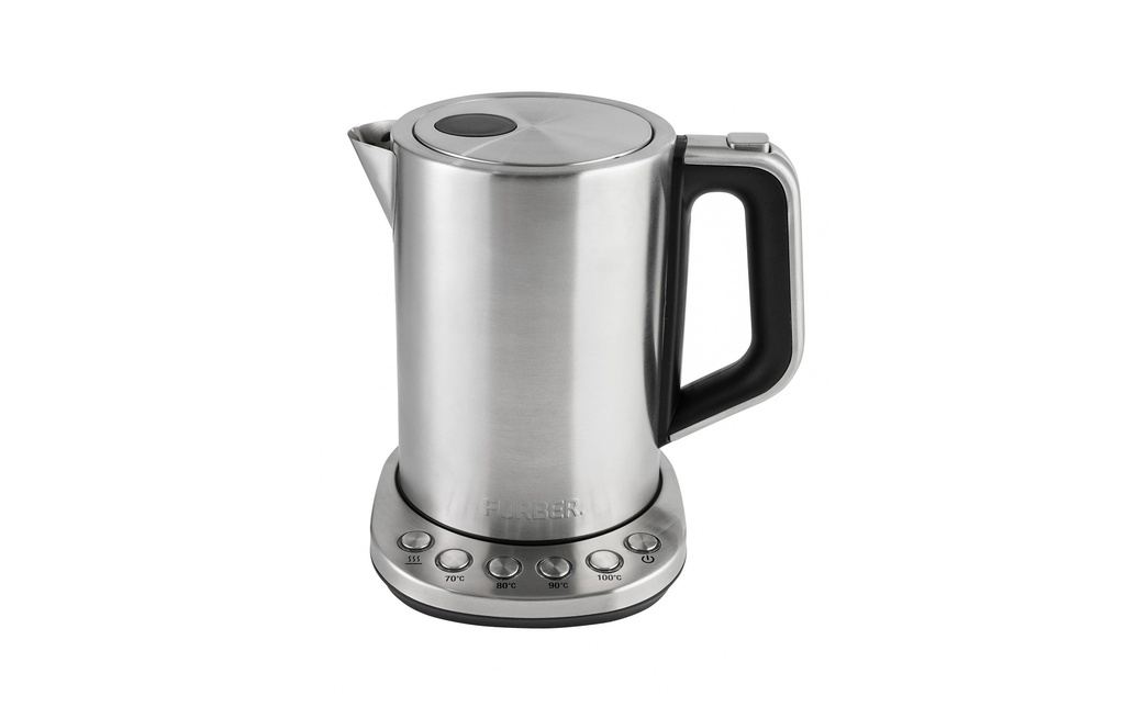 FURBER Bouilloire Select 1.5 l, Acier inoxydable