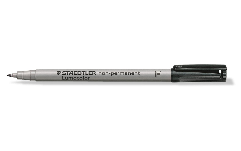 Staedtler Stylo à feuilles Lumocolor 316 F Noir, soluble dans l'eau, 10 pièces