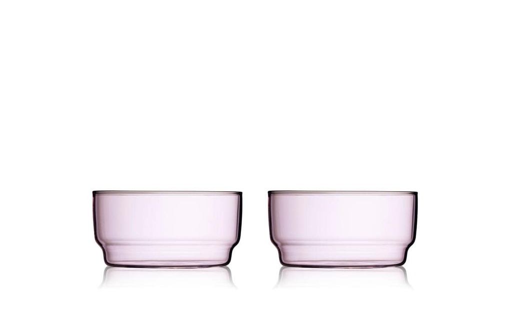 Lyngby Coupe Torino Rose, 2 pièces, 12 cm