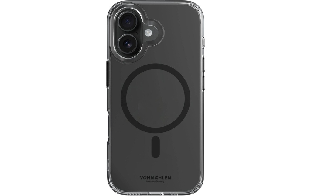 Vonmählen Coque arrière Transparent  iPhone 16 Black