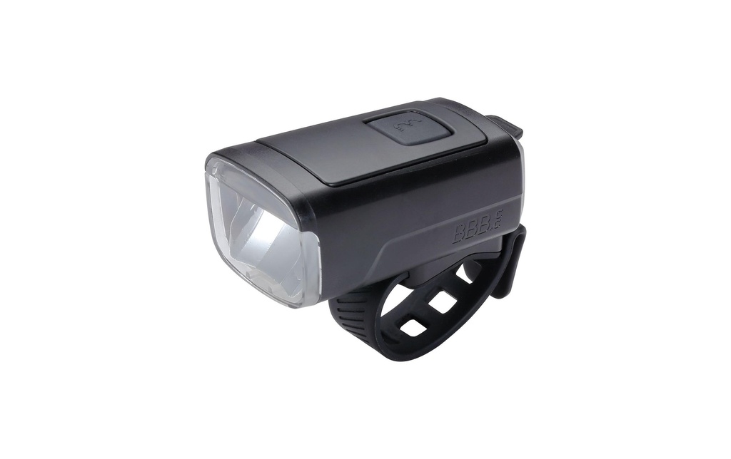 BBB Lampe de vélo Lampe frontale Stud50 Strap 200, 4 modes