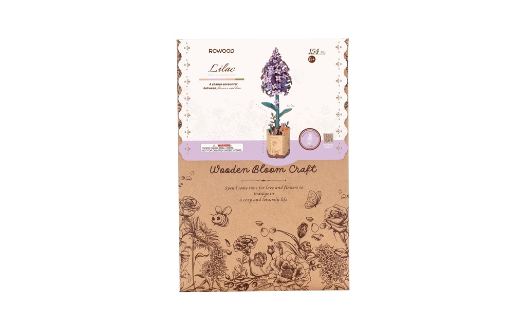 Rowood Kits de montage Lilac 154 pièces
