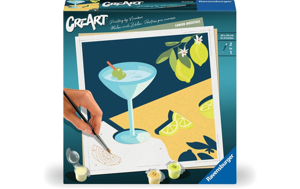 Ravensburger Peinture avec chiffres CreArt – Mocktail au citron