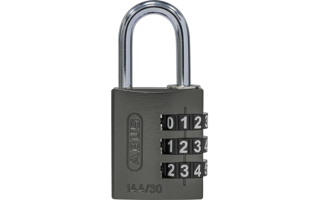 Abus Serrure à combinaison 144/30 B/DFNLI Titane Aluminium