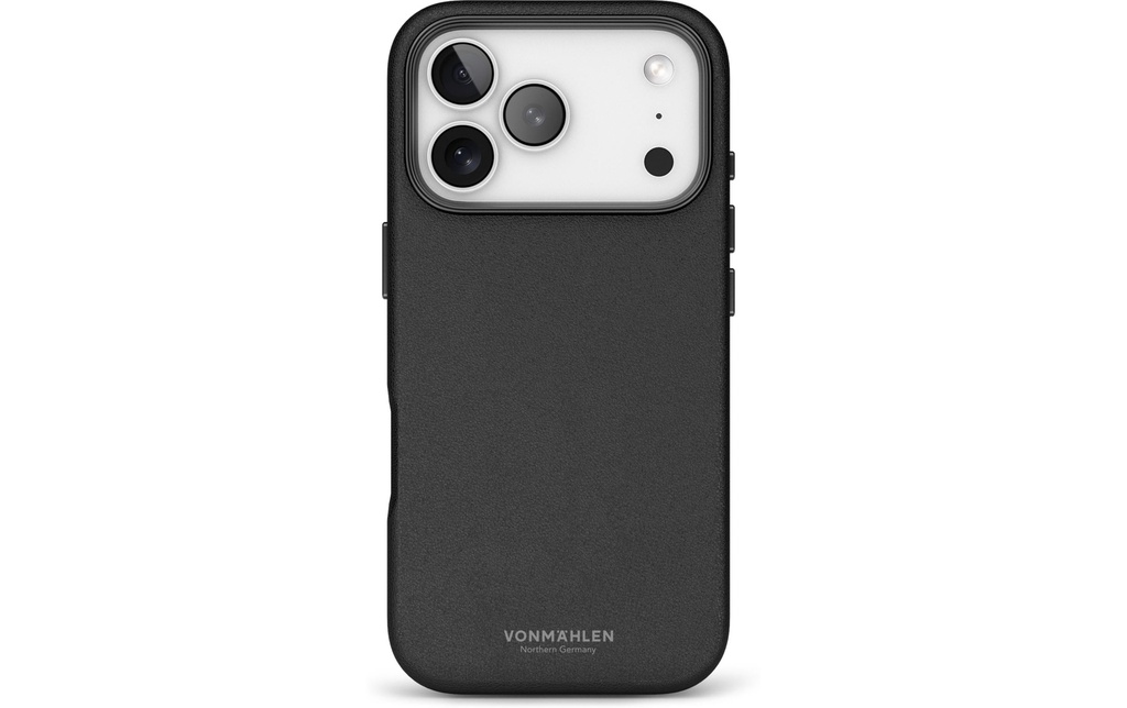 Vonmählen Coque arrière Like Leather iPhone 17 Pro Black