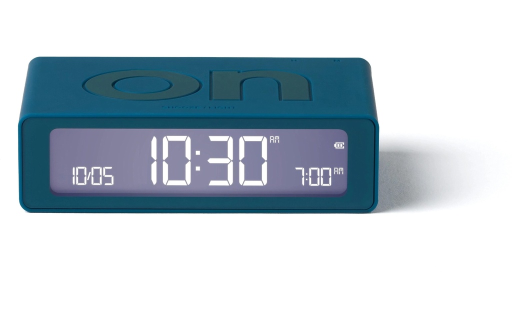 Lexon Réveil numérique Flip Mini Duck Blue