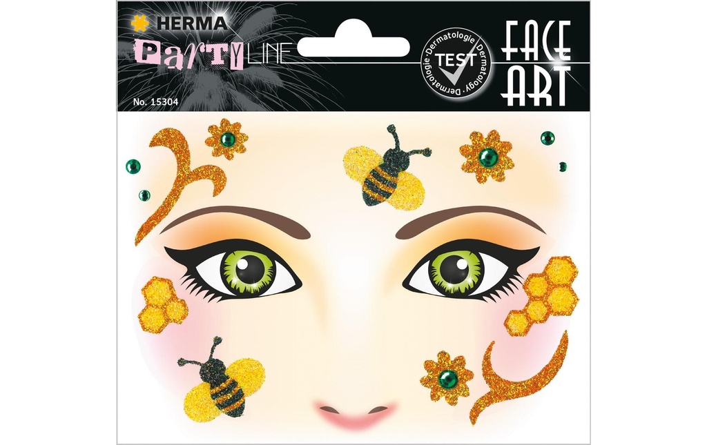 Herma Stickers Face Art Honey Bee, 1 Pièce/s