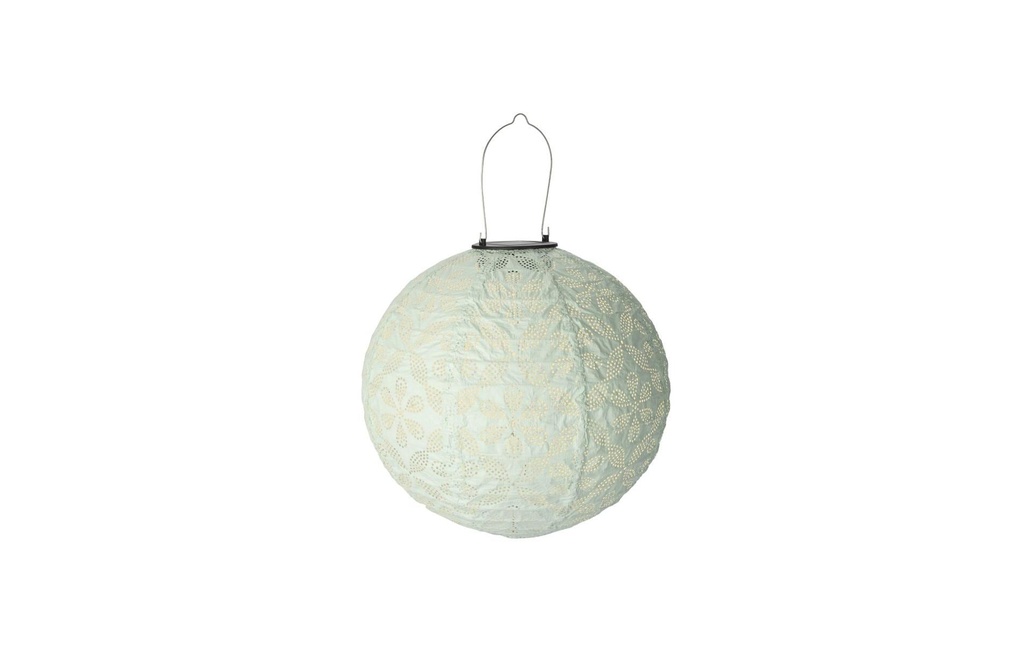 STT Lampion solaire, rond, Ø 30 cm, bleu clair