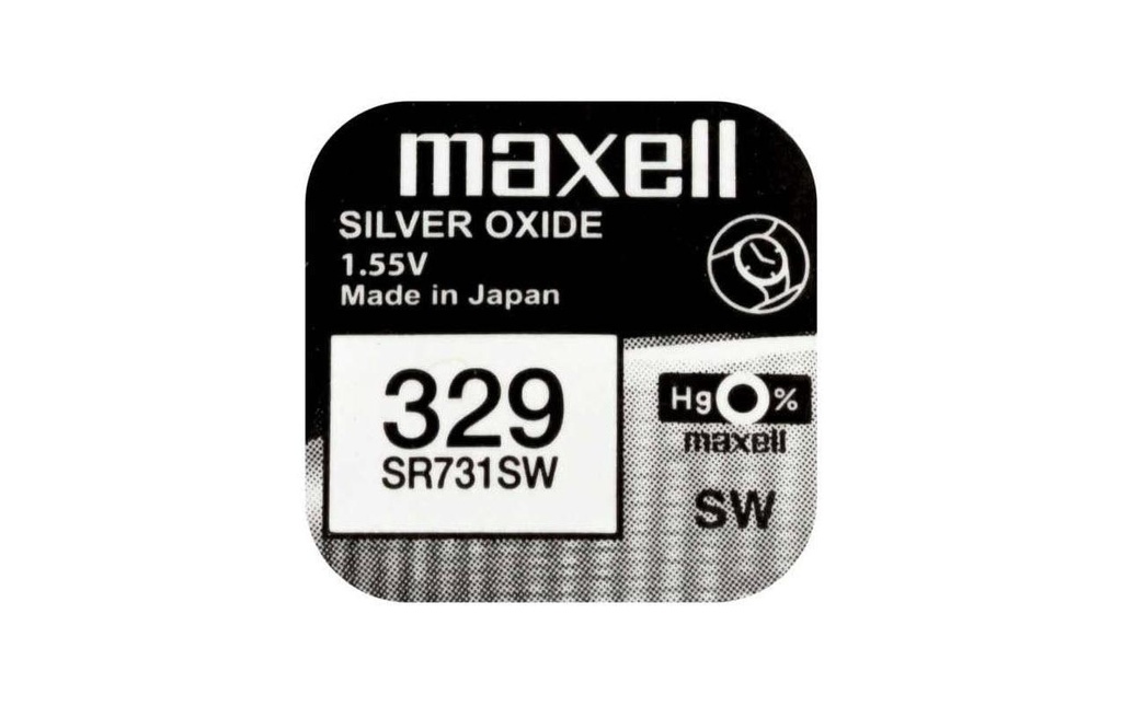 Maxell Europe LTD. Pile bouton 329 SR731SW , 10 Pièce/s