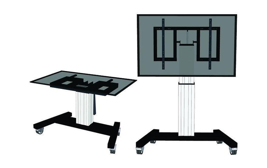 NEOMOUNTS Trolley TV PLASMA-M2500T Argenté