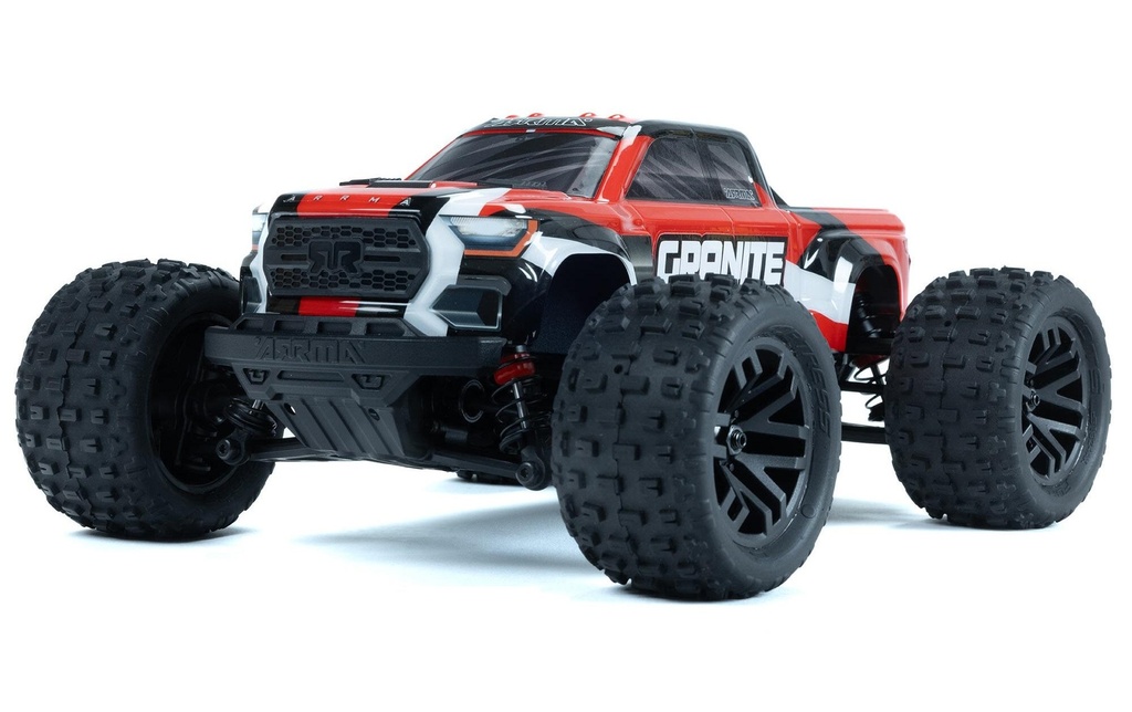 Arrma Monster Truck Granite Grom Mega 380 Rouge, RTR, 1:18