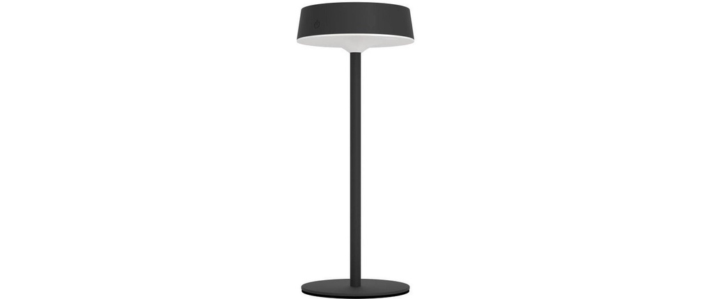 EGLO Leuchten Lampe de table à accu Simeri LED solaire - tactile Noir