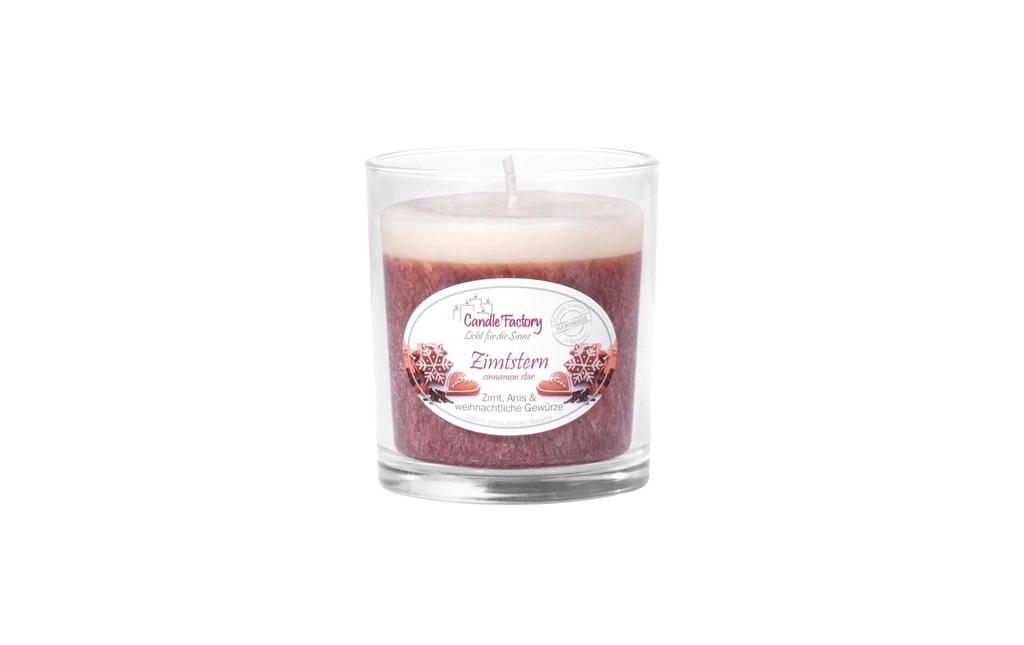 Candle Factory Bougie parfumée Party Light Etoile à la cannelle