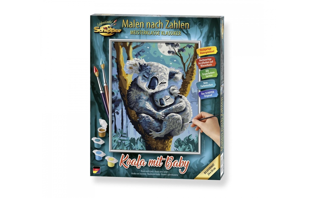 Schipper Peinture avec chiffres Koala avec bébé