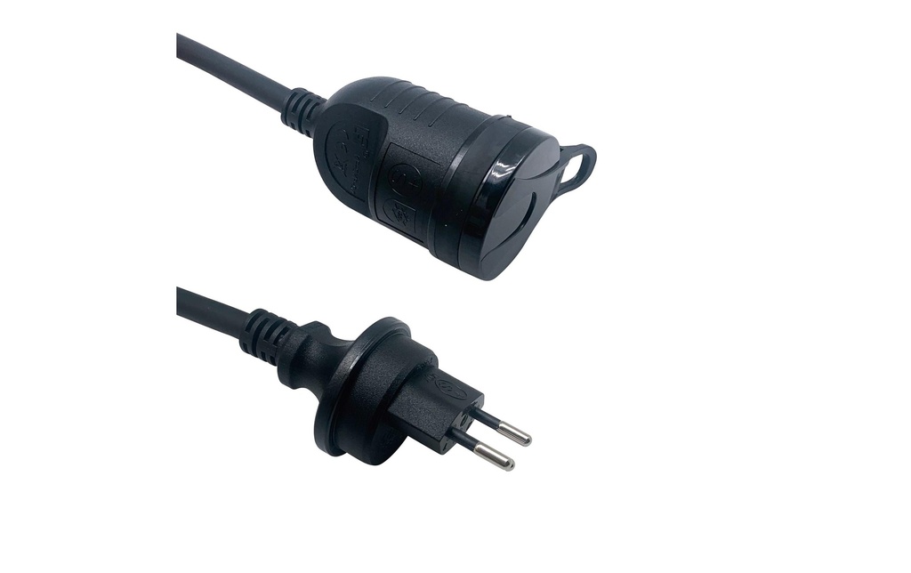 Schönenberger Câble de prolongation 10 m T13 IP55, Noir