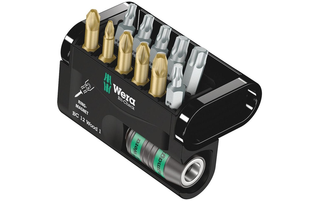 Wera Kits de bits Bit-Check 12 Wood 1 12-teilig